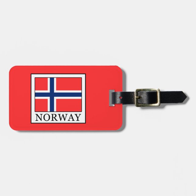 Etiqueta Para Maletas Noruega (Frente Horizontal)