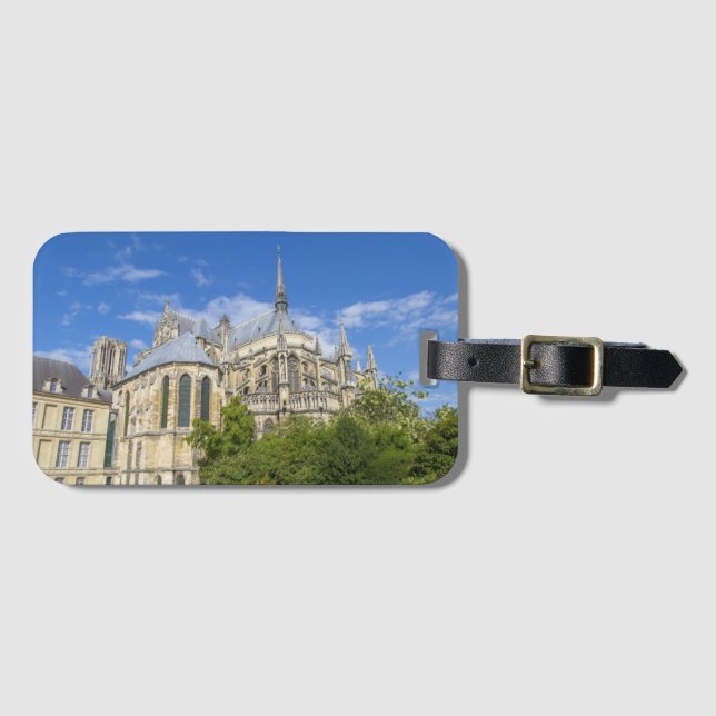 Etiqueta Para Maletas Notre Dame Paris (Anverso horizontal)