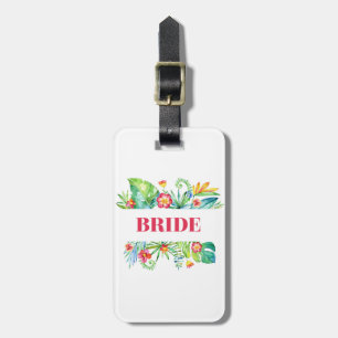 Etiqueta Para Maletas Novia Tropical Beach Destination Wedding