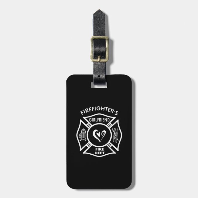 Etiqueta Para Maletas Novias de los bomberos (Frente Vertical)