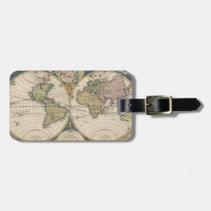 Etiqueta Para Maletas Novissima Totius Terrarum Orbis Tabula