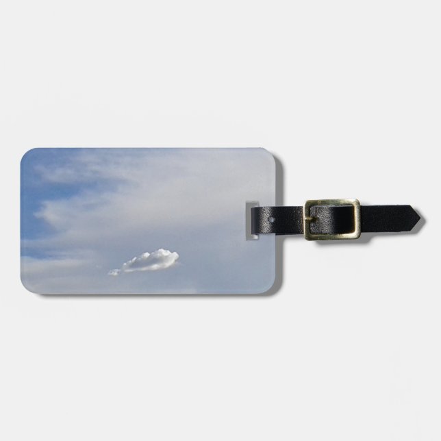 Etiqueta Para Maletas Nube Y Nube (Frente Horizontal)