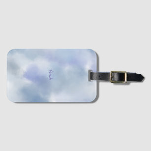 Etiqueta Para Maletas Nubes En El Cielo