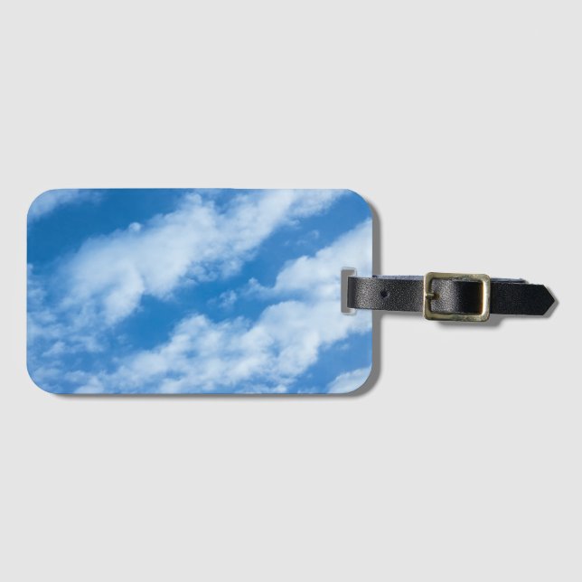 Etiqueta Para Maletas Nubes en el cielo (Anverso horizontal)