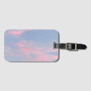 Etiqueta Para Maletas Nubes rosadas de personalizable