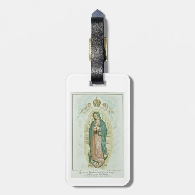 Etiqueta Para Maletas Nuestra Señora De Guadalupe (Atrás Vertical)