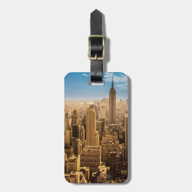 Etiqueta Para Maletas Nueva York (Frente Vertical)