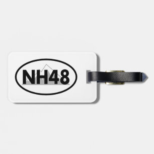 Etiqueta Para Maletas Nuevo Hampshire 48 Oval