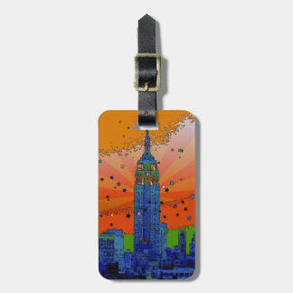 Etiqueta Para Maletas NYC psicodélico: ESB #3