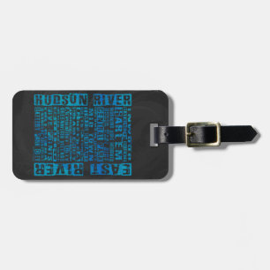 Etiqueta Para Maletas NYC Vecindarios Azul