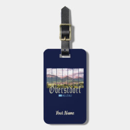 Etiqueta Para Maletas Oberstdorf Allgäu Vintage Bavaria Alemania Souveni