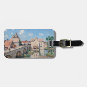 Etiqueta Para Maletas Obra de arte de Alfred Sisley - Le Pont de Moret