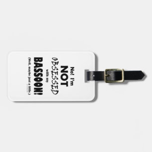 Etiqueta Para Maletas Obssed Bassoon