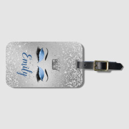 Etiqueta Para Maletas Ocean Rubor Blue Fabulous Purpurina Eyes