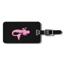 Océano Glow_Pink-on-Black Mermaid_personalized