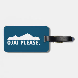 Etiqueta Para Maletas Ojai California Please