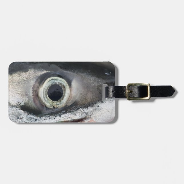 Etiqueta Para Maletas Ojo de los salmones (Frente Horizontal)