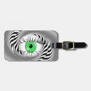 ETIQUETA PARA MALETAS OJOS HIPNOTÓTICOS - HIPNOTISTA