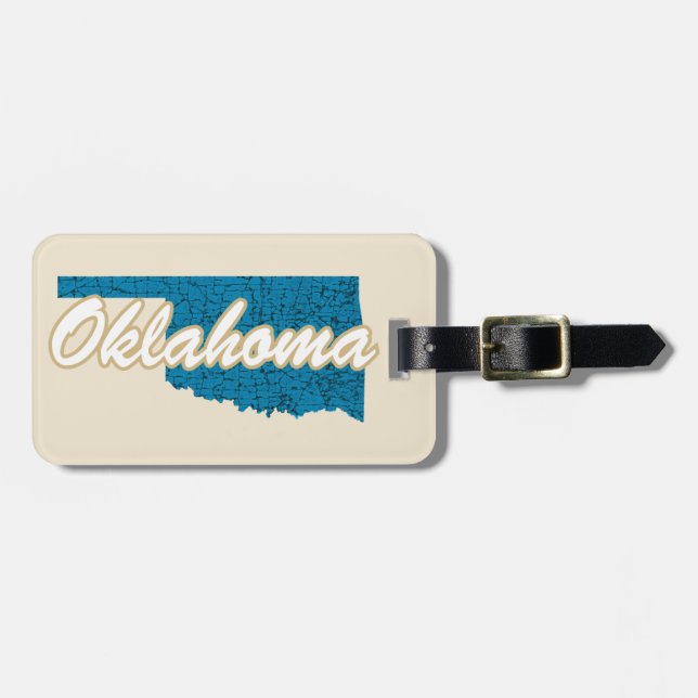 Etiqueta Para Maletas Oklahoma (Frente Horizontal)