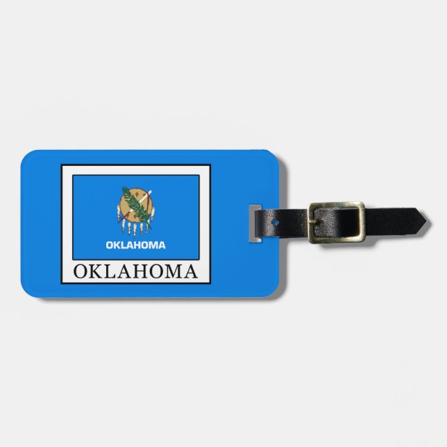 Etiqueta Para Maletas Oklahoma (Frente Horizontal)