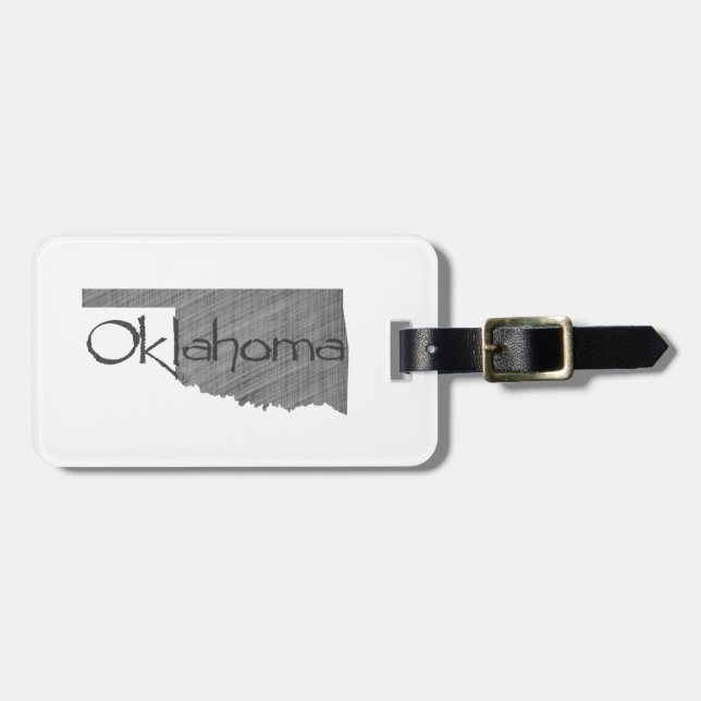 Etiqueta Para Maletas Oklahoma (Frente Horizontal)