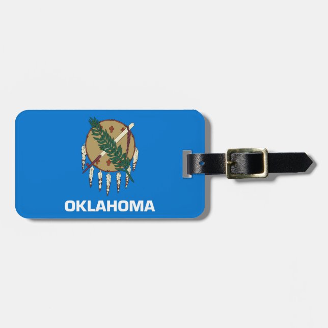 Etiqueta Para Maletas Oklahoma (Frente Horizontal)