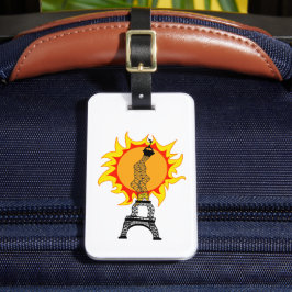 Etiqueta Para Maletas Ola de calor europea
