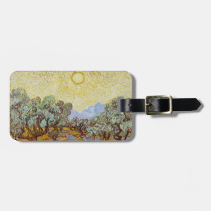 Etiqueta Para Maletas Olivos de Vincent van Gogh el  , 1889