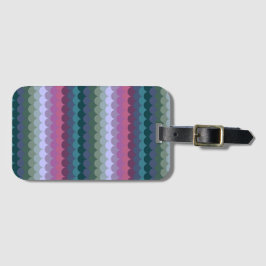Etiqueta Para Maletas Ondas coloridas
