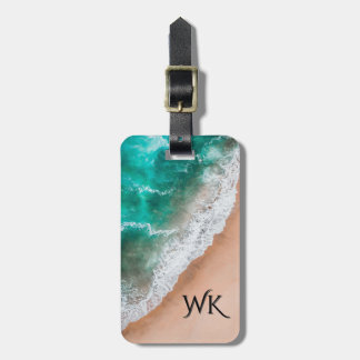 Etiqueta Para Maletas Ondas en Sandy Beach Personal