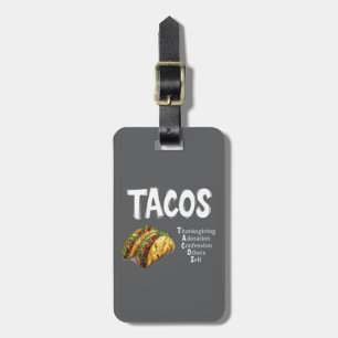 Etiqueta Para Maletas Oración TACOS