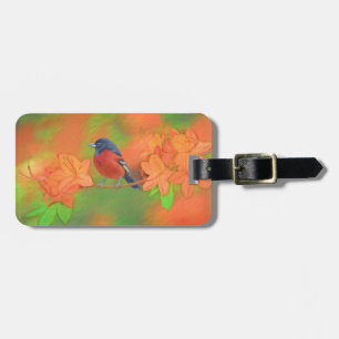 Etiqueta Para Maletas Orchard Oriole Songbird Pintura original de aves