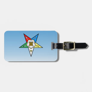 Etiqueta Para Maletas Orden de OES del azul del este de la estrella