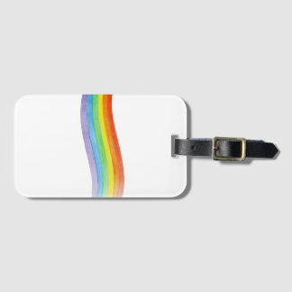 Etiqueta Para Maletas Orgullo acuático arco iris