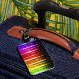 Etiqueta Para Maletas Orgullo Gay Lluvia de Colores LGBTQ