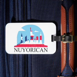 Etiqueta Para Maletas Orgullo nuyorican Patrimonio de Puerto Rico en Nue
