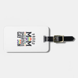 Etiqueta Para Maletas Orgullosa madre de un hijo gay descarado camiseta 