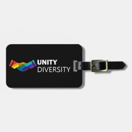 ETIQUETA PARA MALETAS ORGULLOSO SOMBRERO DE MANO NEGRO