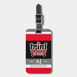 Etiqueta Para Maletas Orgulloso trinitense más allá de la jerga de De Bo