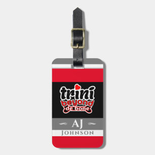 Etiqueta Para Maletas Orgulloso trinitense más allá de la jerga de De Bo