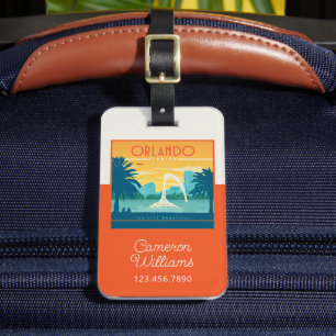 Etiqueta Para Maletas Orlando Florida