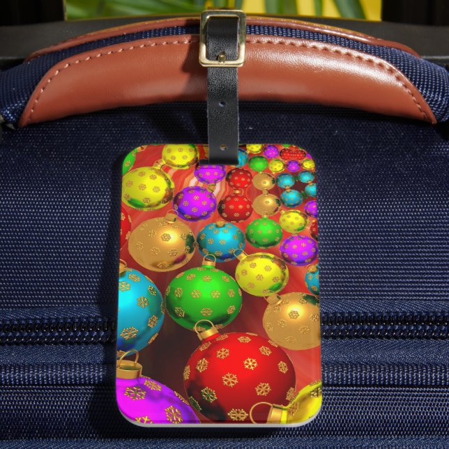 Etiqueta Para Maletas Ornament de Navidad Jamboree (Anverso In situ 2)