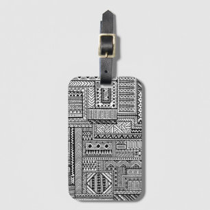 Etiqueta Para Maletas Ornamento étnico
