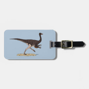 Etiqueta Para Maletas Ornithomimus cretácico