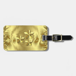 Etiqueta Para Maletas Oro puro