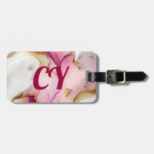 Etiqueta Para Maletas Oro rosa de Fuchsia