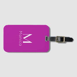 Etiqueta Para Maletas Orquídea cálida - personalizada
