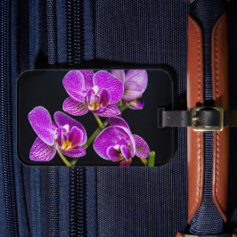 Etiqueta Para Maletas Orquídea púrpura