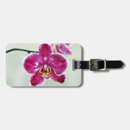 Etiqueta Para Maletas Orquídea rosa