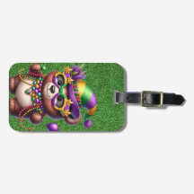 OSO DE TEDIA CUTIDO VESTIDO PARA MARDI GRAS